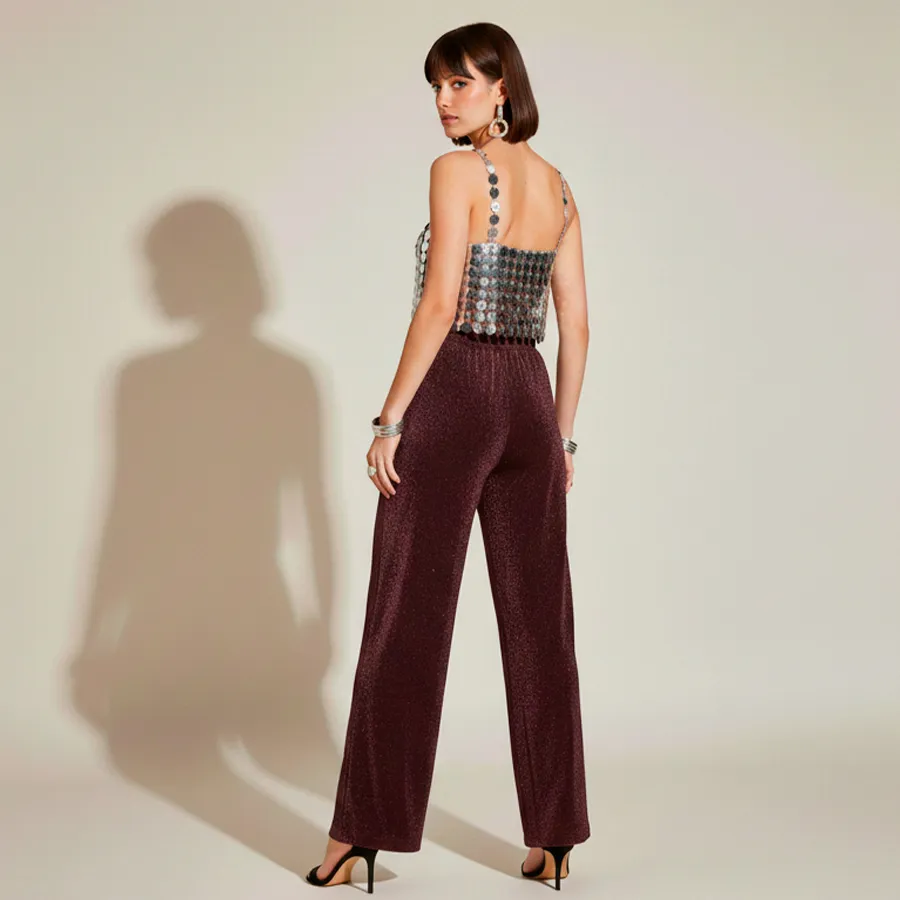 OJ9009 PANTALON BRILLOSO 5848